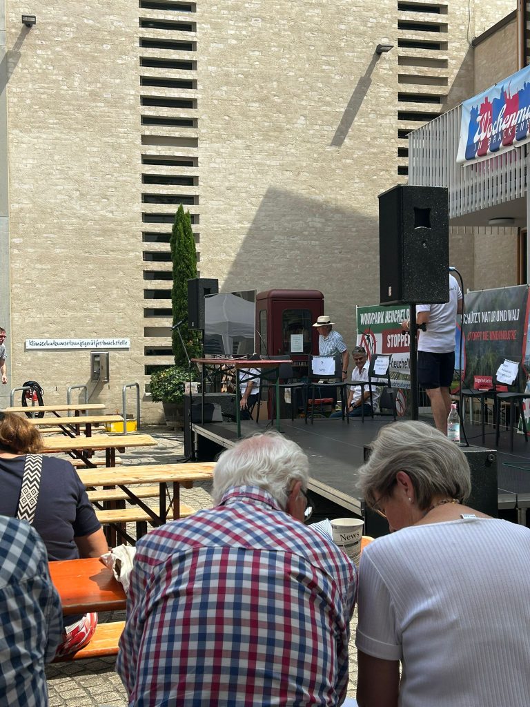 Diskussion und Protest in Brackenheim